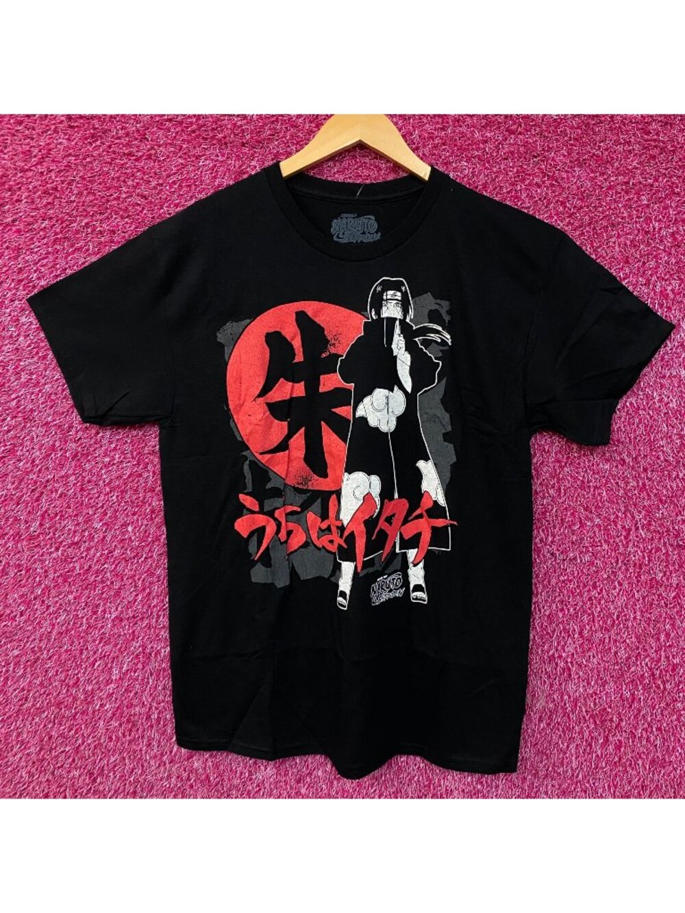 Naruto Shippuden Akatsuki Itachi Uchiha Anime T-Shirt Large